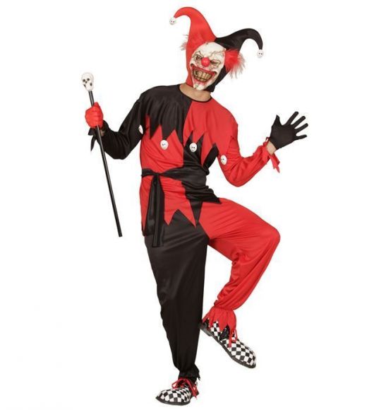 evil modern clown costume