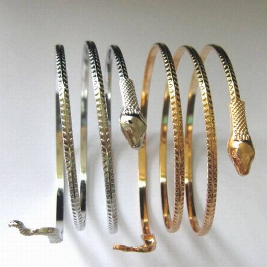 snake bracelet for Cleopatra costumes