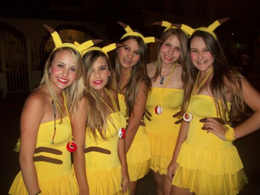improvised pikachu costume