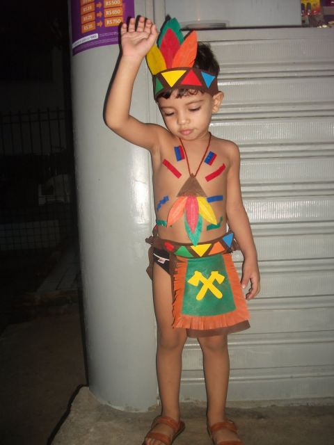 children's indian costume for simple boy