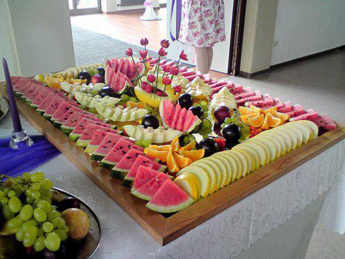 fruit-bbq table