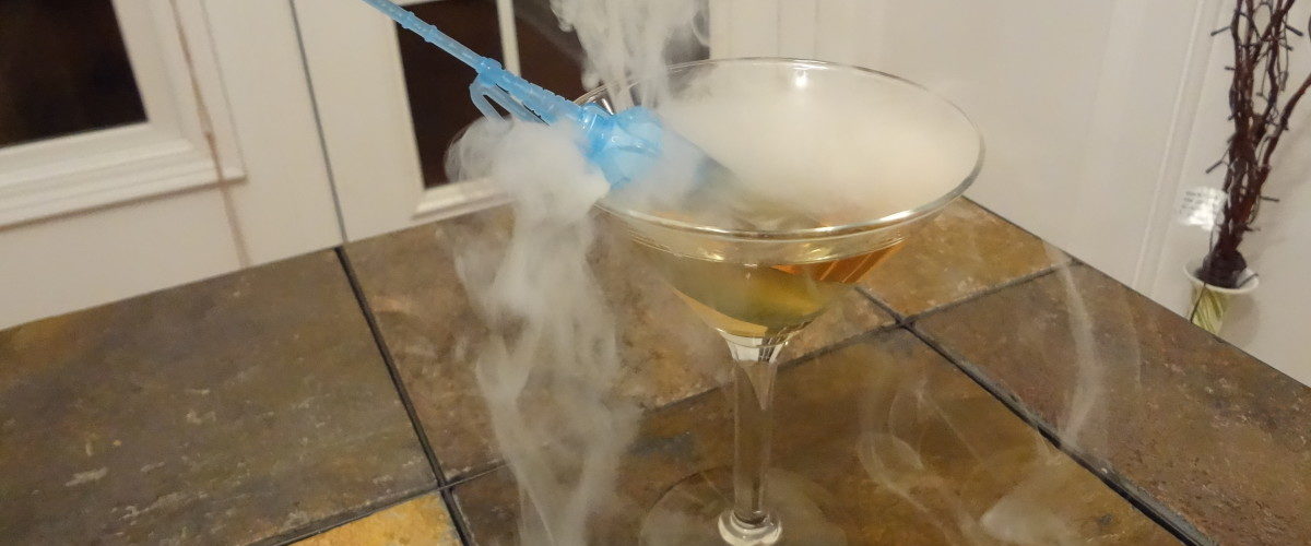 Can I put dry ice in a glass punch bowl?