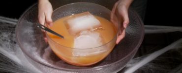 Can dry ice go in punch?
