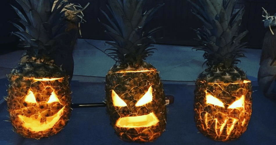 Can you carve a pineapple like a pumpkin?