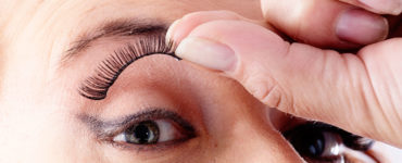 Do you glue false lashes to your eyelid or eyelashes?