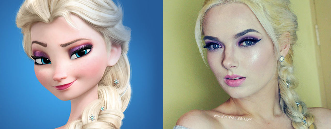 Does Elsa wear makeup?