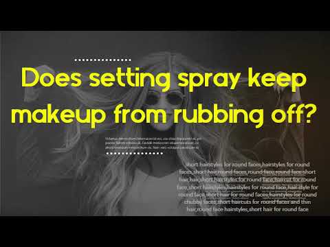 Does setting spray stop makeup from rubbing off?