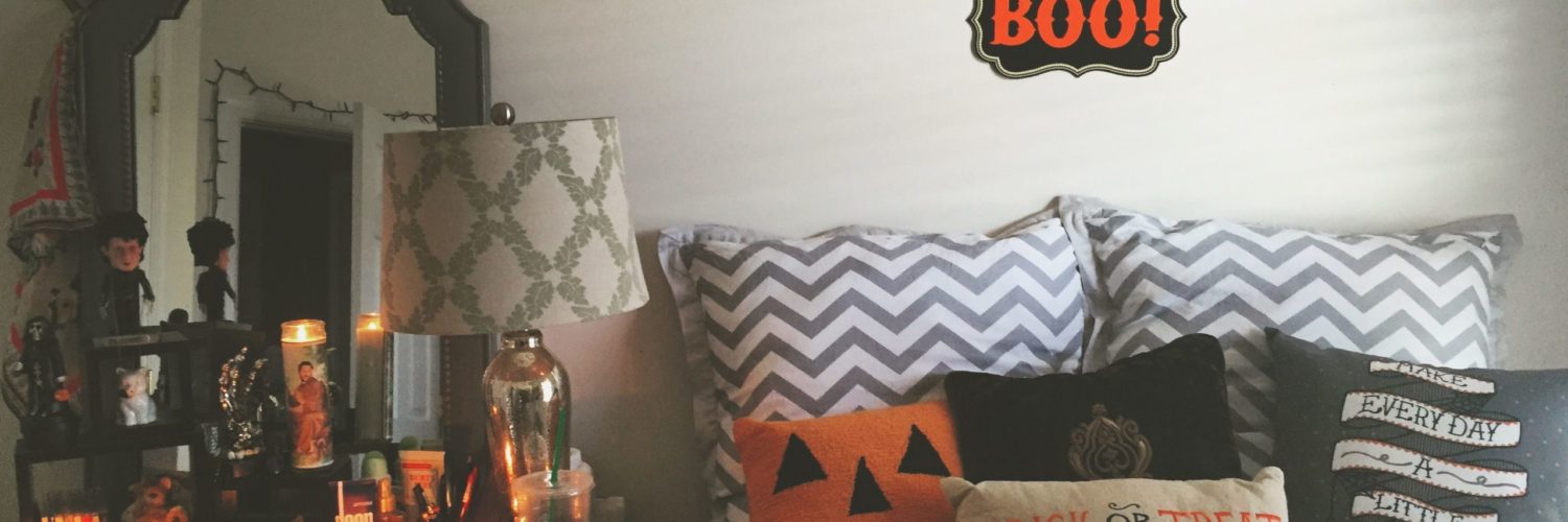 How can I decorate my house for Halloween cheap?