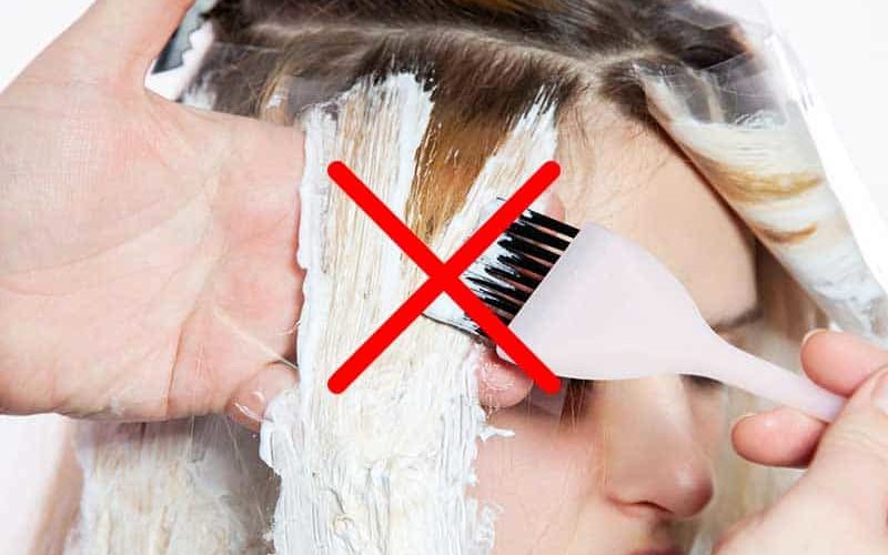 How can I get my hair white without bleach?