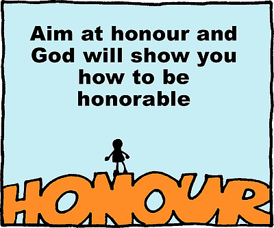 How can you show do you others that you honor and glorify God in your life?