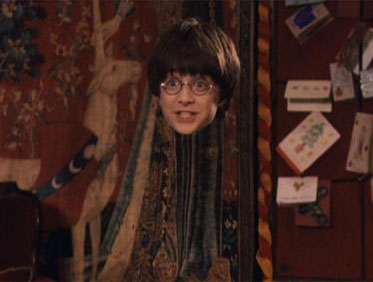 How did James Potter get the invisibility cloak?