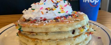 How do I get birthday pancakes at IHOP?