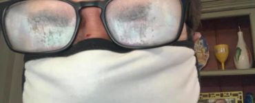 How do I keep my glasses mask from fogging up?