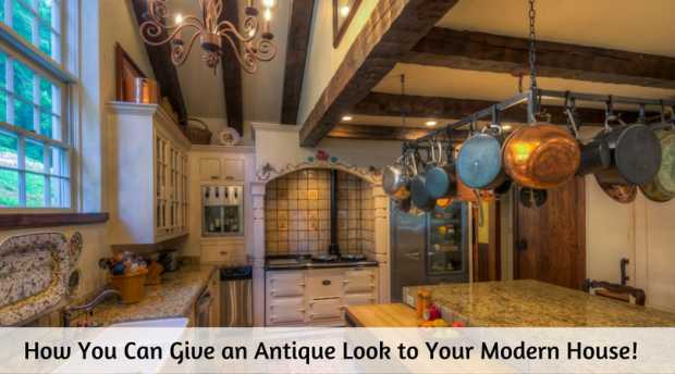 How do I make my house look antique?