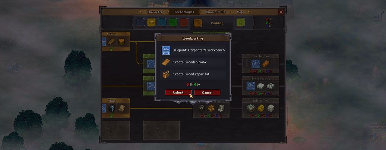 How do you get a carpenter's workbench in the graveyard keeper?