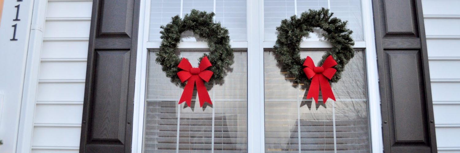 How do you hang decorations outside brick?