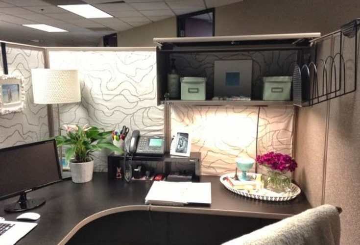 How do you make a cubicle cozy?