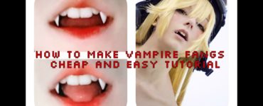 How do you make vampire teeth at home?