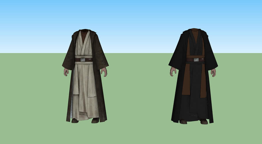 How long should a Jedi robe be?