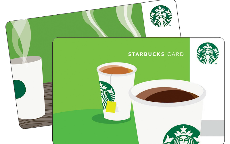 How much is a starbucks card?