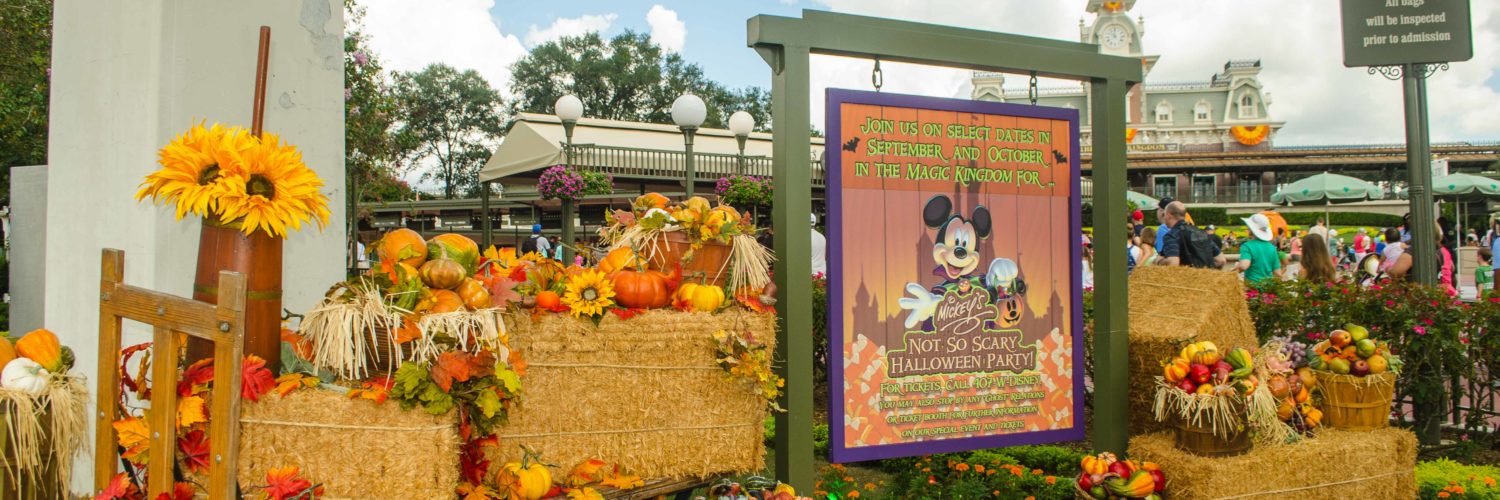 Is Disney decorated for Halloween in September?