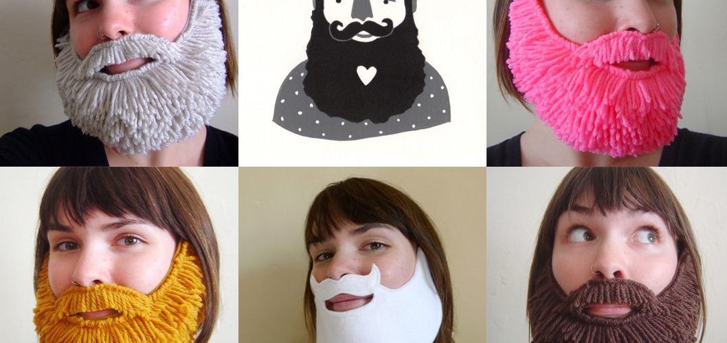 What are fake beards made of?