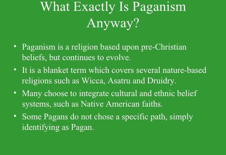 What are pagans beliefs?