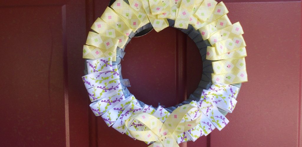 What can I use instead of Styrofoam wreath?