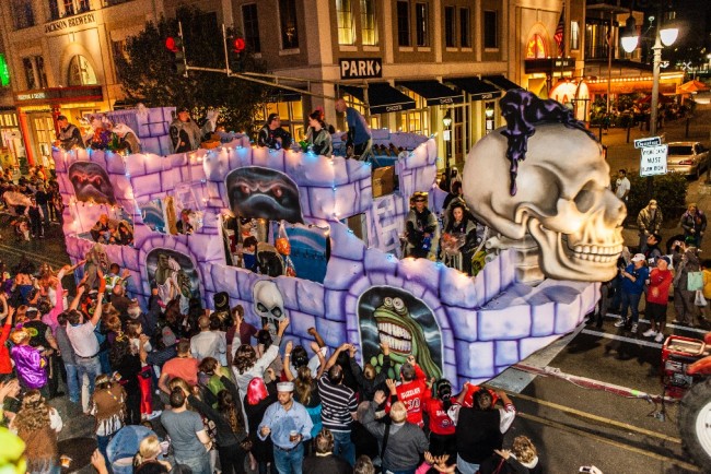 What city celebrates Halloween the most?