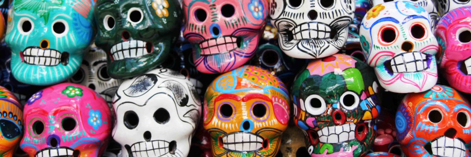 What do skulls represent in Day of the Dead?