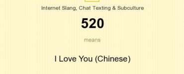 What does 520 mean in Chinese?