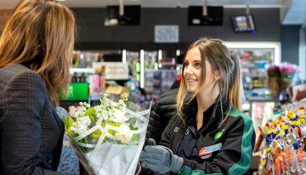 What does a customer assistant do at Marks and Spencer?