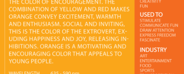 What does black and orange mean in text?