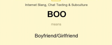 What does boo mean in black slang?