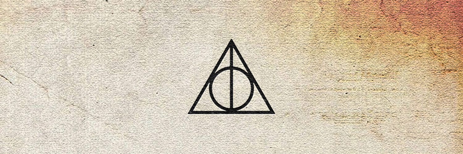 What does the Deathly Hallows symbol symbolize?