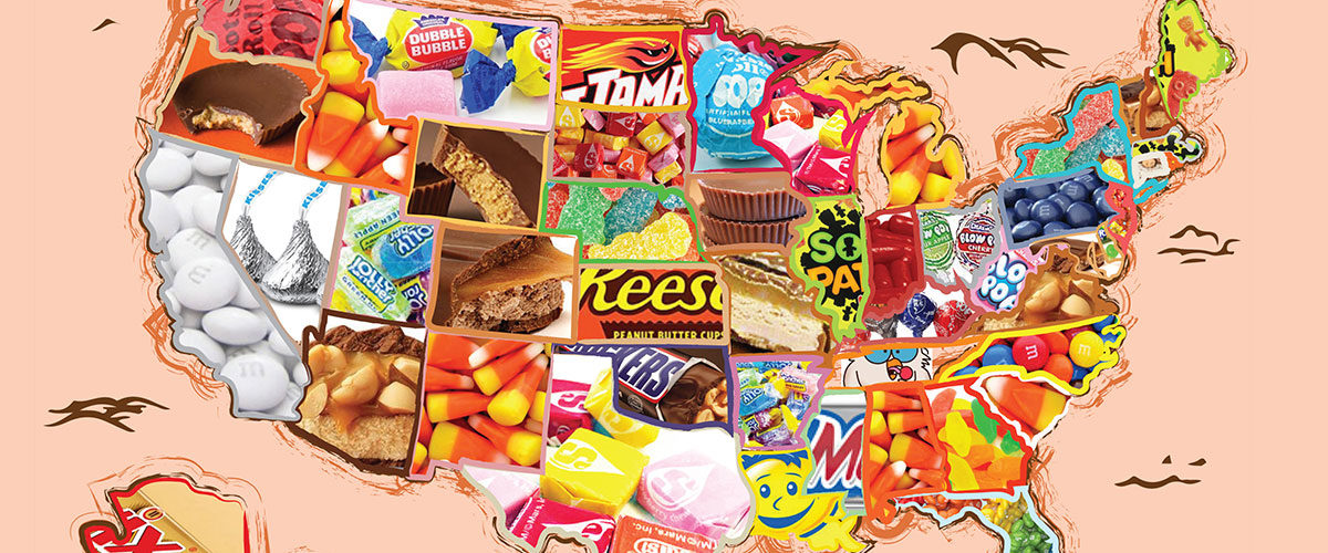 What is the least popular candy?