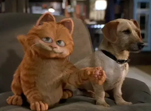 What is the name of the dog in Garfield?
