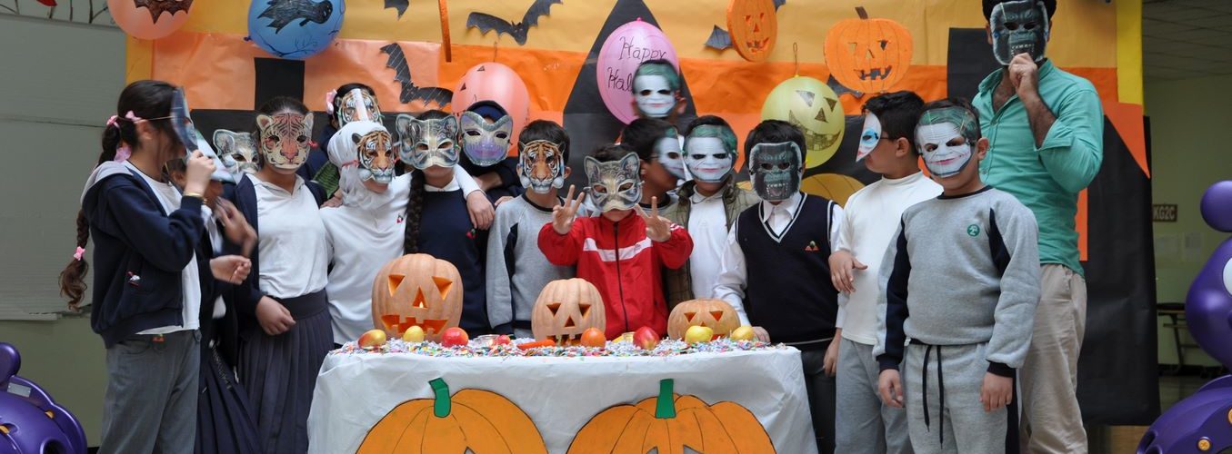 What is the purpose of Halloween in school?