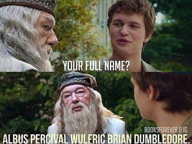 What is the real name of Dumbledore?
