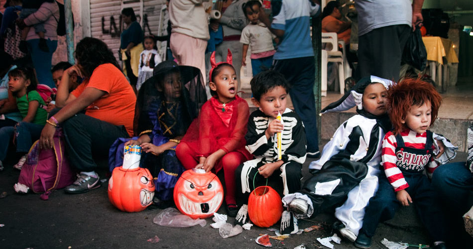 What is trick-or-treating called in Mexico?