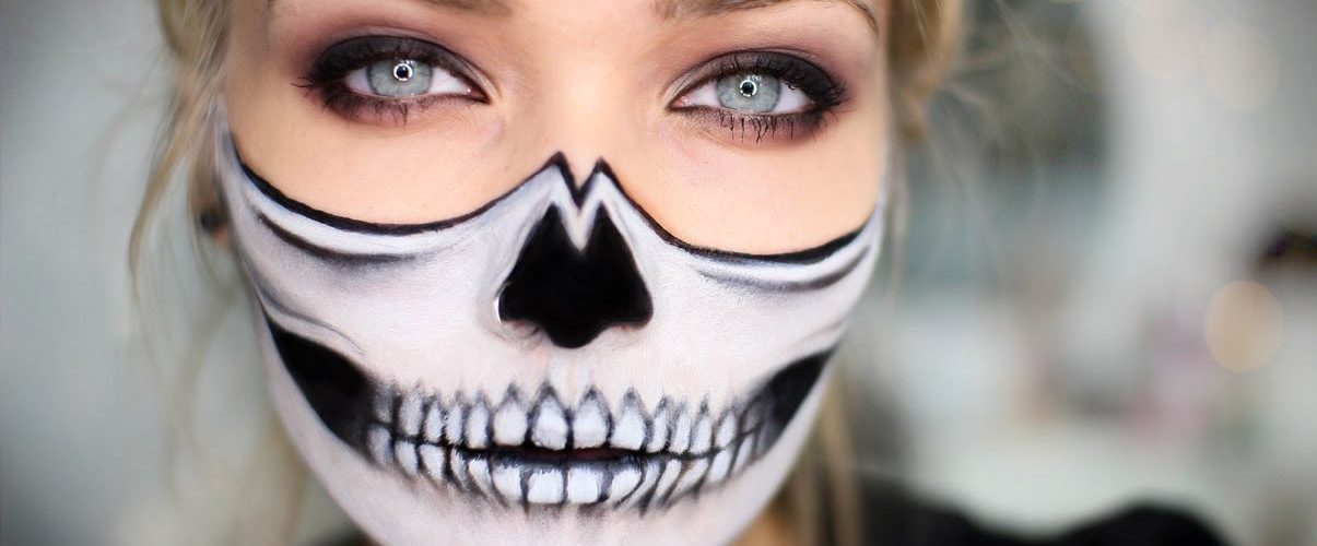 What should I put on my face before Halloween makeup?