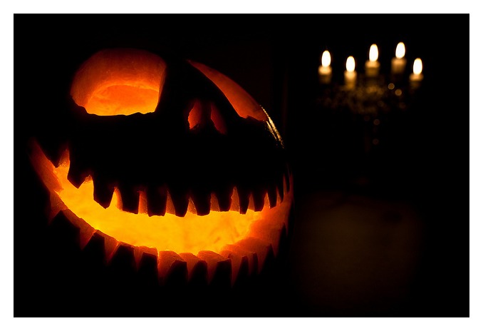 What vegetable is part of a tradition on the night before Halloween?