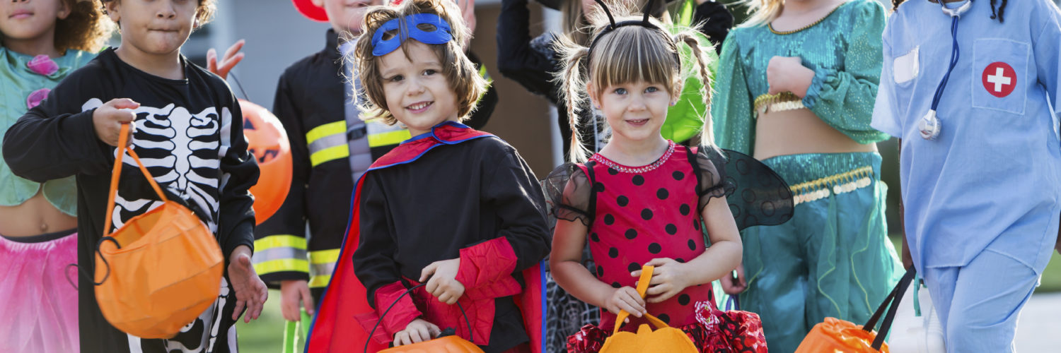 When should you take kids trick or treating?