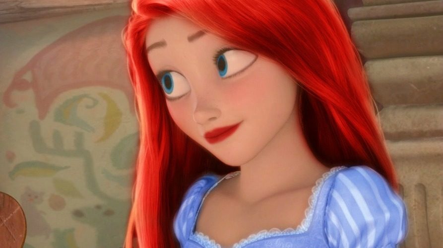 Which Disney Princess has the shortest hair?
