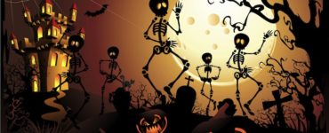 Why are skeletons a symbol of Halloween?