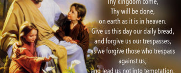 Why did Jesus say the Lord's Prayer?