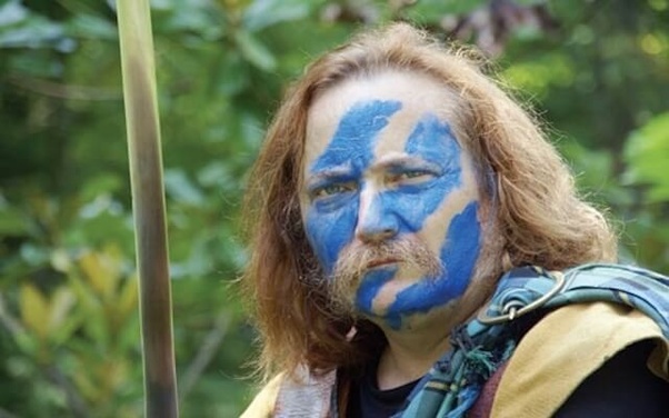 Why did the Celts wear blue paint?