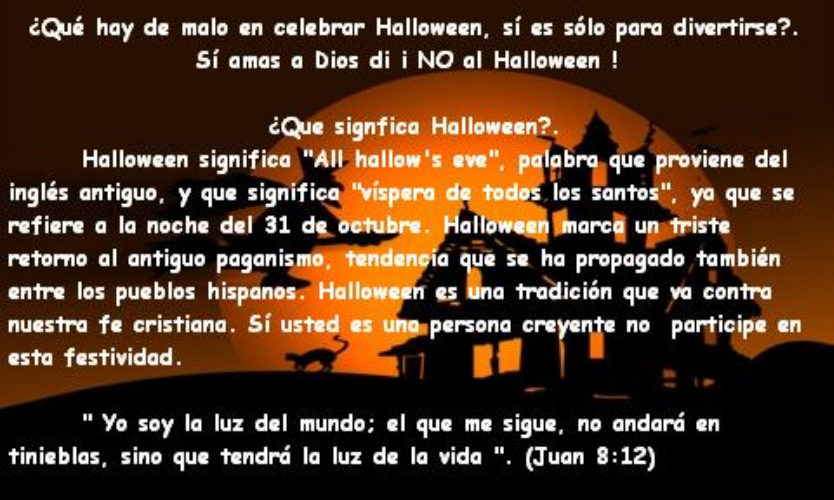 ¿Qué significa el día de Halloween para los cristianos?